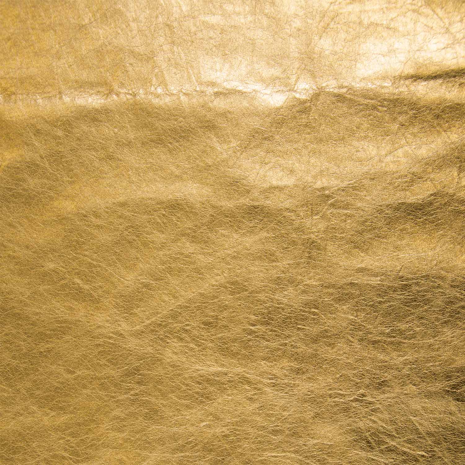 Wasbaar kraft papierstof metallisch goud - Katia Fabrics